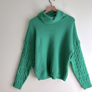 Umgee Oversized Turtleneck Sweater